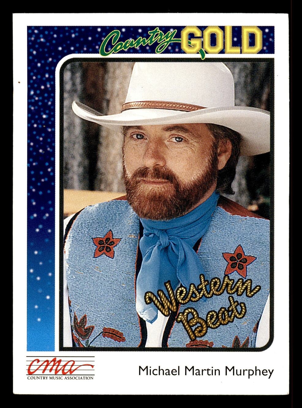 1992 Sterling Country Gold #90 Michael Martin Murphey Card